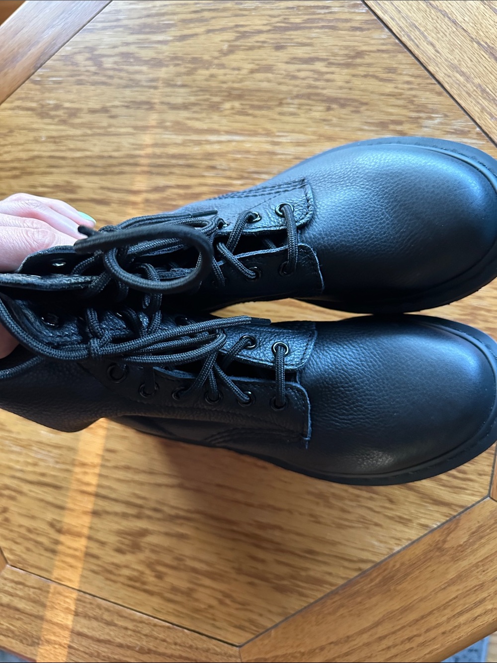 *DR. MARTENS* Men’s 1460 Pascal Virginia Leather Lace-Up Combat Boots Size 6 - Picture 7 of 15